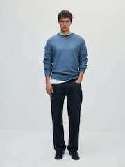 The Set 3 Pack Soft Knit Crew Jumper Grey/Blue - Image 2 of 14
