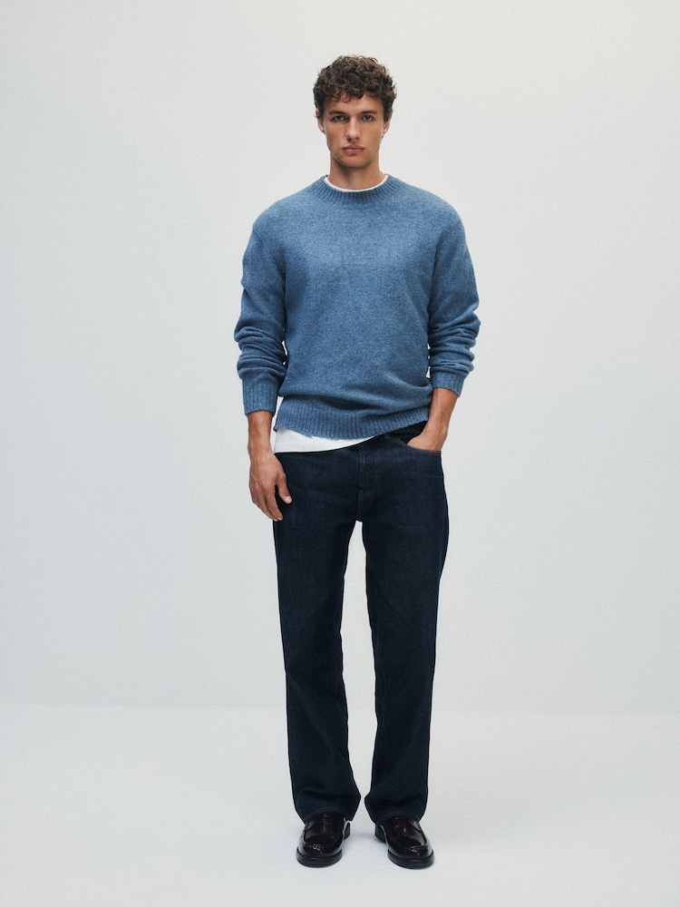 The Set 3 Pack Soft Knit Crew Jumper Grey/Blue - Image 2 of 14