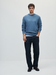 The Set 3 Pack Soft Knit Crew Jumper Grey/Blue - Image 3 of 14