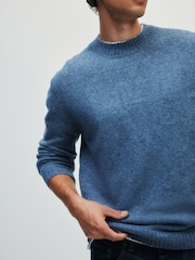 The Set 3 Pack Soft Knit Crew Jumper Grey/Blue - Image 8 of 14