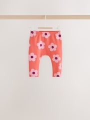 Lilac Purple Flower Baby Leggings 5 Pack (0mths-2yrs) - Image 8 of 11