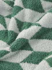 Furn Good For You Green Olsen Geometric Throw - Image 2 of 4