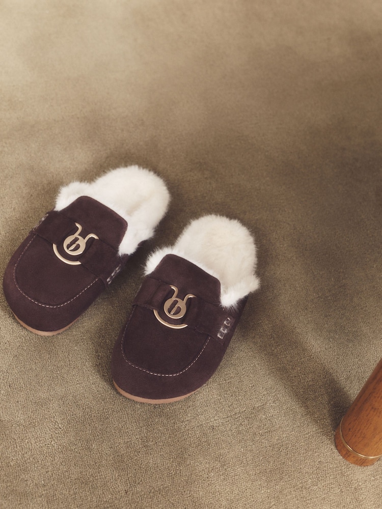 B by Ted Baker Cosy Mule Slippers with Hardware - Image 2 of 3