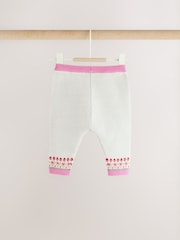 Ecru Fairisle Knitted Cardigan and Leggings Baby Set 2 Piece (0mths-2yrs) - Image 10 of 13