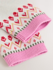 Ecru Fairisle Knitted Cardigan and Leggings Baby Set 2 Piece (0mths-2yrs) - Image 12 of 13