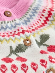 Ecru Fairisle Knitted Cardigan and Leggings Baby Set 2 Piece (0mths-2yrs) - Image 13 of 13