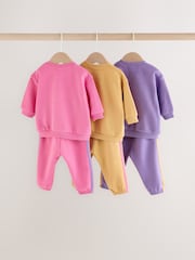 Purple - ឈុត Sweat and Jogger សម្រាប់ទារក 6 Piece (0ខែ2ឆ្នាំ) - រូបភាព 8 នៃ 13