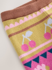 Green Fairisle Knitted Cardigan and Leggings Baby Set 2 Piece (0mths-2yrs) - Image 10 of 11