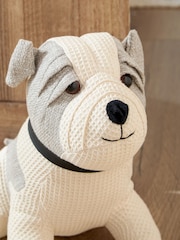Wylder Natural Bestie Dog Waffle Weave Doorstop - Image 2 of 3
