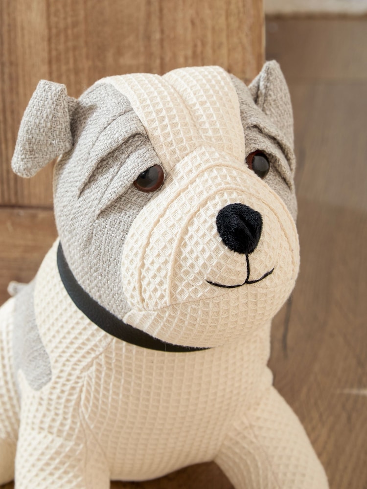 Wylder Natural Bestie Dog Waffle Weave Doorstop - Image 2 of 3