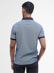 Barbour® Blue Essential Sports Mix Polo Shirt - Image 2 of 7