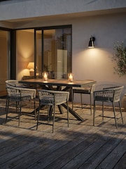 Maze Cool Linen Grey Monaco Low Garden Bar Set - Image 3 of 5