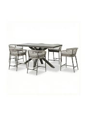 Maze Cool Linen Grey Monaco Low Garden Bar Set - Image 5 of 5