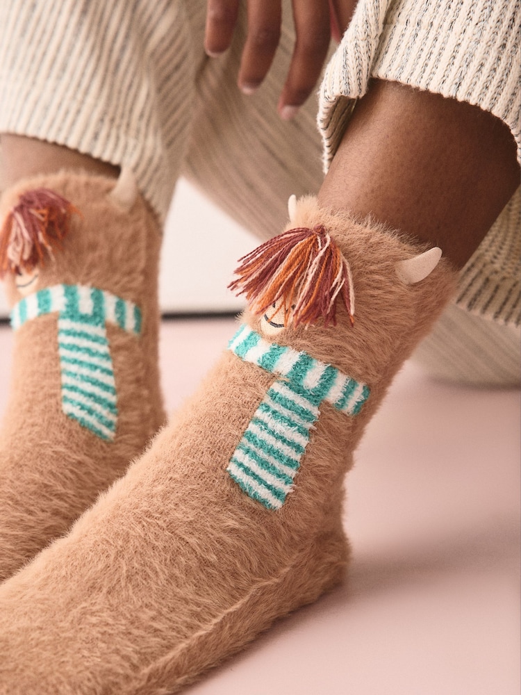 Hamish The Highland Cow Cosy Socks In A Gift Box - Image 7 of 7