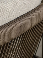 Maze Caf Brown Sicilly 3 Piece Garden Sofa and Coffee Table Set - Image 5 of 6