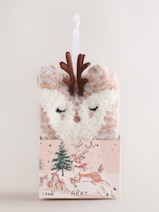Woodland Deer Cosy Socks In A Gift Box - Image 4 of 7