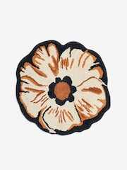 Rockett St George Amber Shaped Flower 100% Cotton Bath Mat - Image 6 of 6