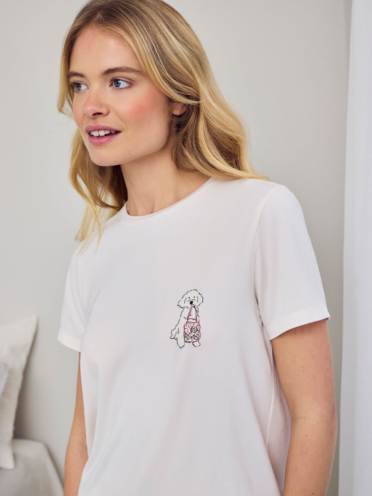 Chelsea Peers The Bark Court Print Short Pyjamas Set - Imaginea 5 din 5