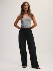 The Set Loose Fit Low Rise Jeans Washed Black - Image 2 of 7