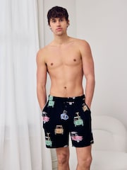 Chelsea Peers Safari Joyride Print Pyjamas Shorts - Imaginea 1 din 5