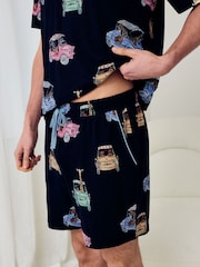 Chelsea Peers Safari Joyride Print Short Pyjamas Set - صورة 6 من 6