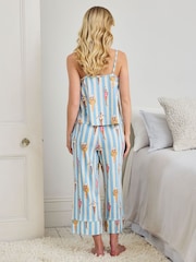 Chelsea Peers Swimming Society Stripe Print Short Pyjamas Set - صورة 4 من 7