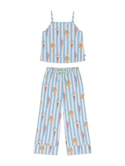 Chelsea Peers Swimming Society Stripe Print Short Pyjamas Set - صورة 7 من 7