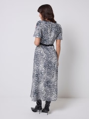 Scamp & Dude Grey Puff Sleeve Tea Dress - Image 4 of 5