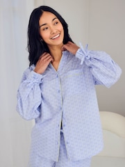 Chelsea Peers Cotton Soleil Stripe Print Short Pyjamas Set - صورة 7 من 9