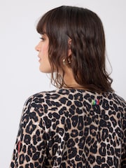 SCAMP & DUDE Animal Jaguar Printed Knitted Jumper - Image 4 of 5