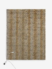 Rockett St George Heated Leopard Love Faux Fur Throw - Image 1 of 1