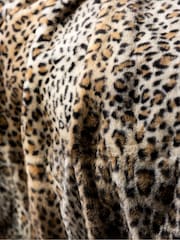 Rockett St George Heated Leopard Love Faux Fur Throw - Image 4 of 9