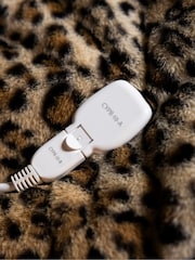 Rockett St George Heated Leopard Love Faux Fur Throw - Image 7 of 9