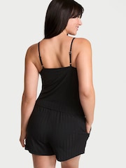 Victoria's Secret Black Modal Ultra Fine Cami Shorts Set - Image 2 of 3
