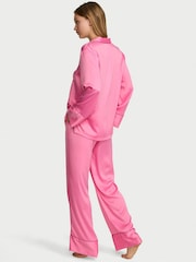 Victoria's Secret Sexy Little Pink Satin Long Pyjamas Set - Image 2 of 3