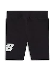 Negro - Pantalones cortos de ciclismo New Balance con logo apilado - Imagen 2 de 3