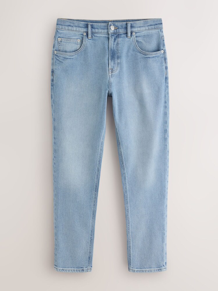 Light Blue Denim Slim Fit Vintage Jeans - Image 1 of 5 Light Blue Denim Slim Fit Vintage Jeans - Image 1 of 5