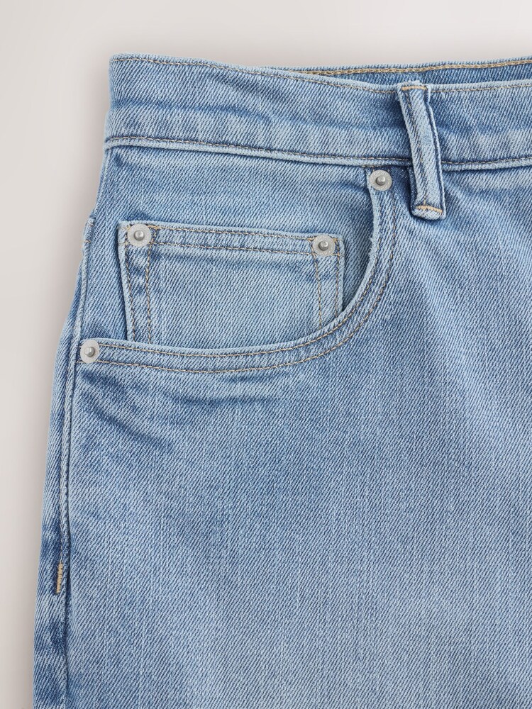 Light Blue Denim Slim Fit Vintage Jeans - Image 5 of 5 Light Blue Denim Slim Fit Vintage Jeans - Image 5 of 5