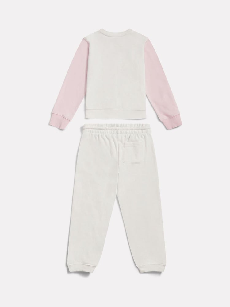 New Balance spedbarnsfargeblokk Rund hals og Joggebukser Sett - Bilde 2 av 5