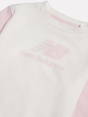 New Balance spedbarnsfargeblokk Rund hals og Joggebukser Sett - Bilde 4 av 5