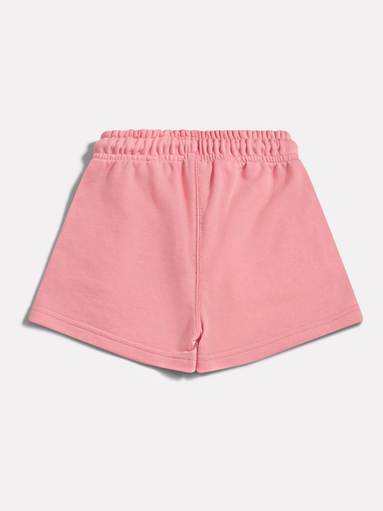 New Balance Pink French Terry Small Logo Shorts - Image 2 of 3
