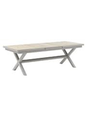 Maze Dawn Grey Vienna Rectangular Extending Garden Dining Table - Image 4 of 4