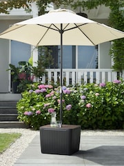 Keter Grey Luzon Patio Parasol Holder Umbrella - Image 5 of 5