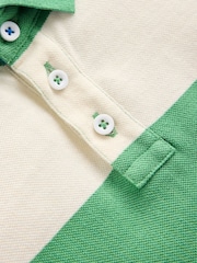 Boden Green Piqué Polo Shirt - Image 3 of 3