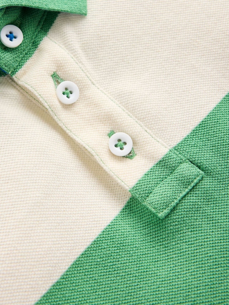 Boden Green Piqué Polo Shirt - Image 3 of 3
