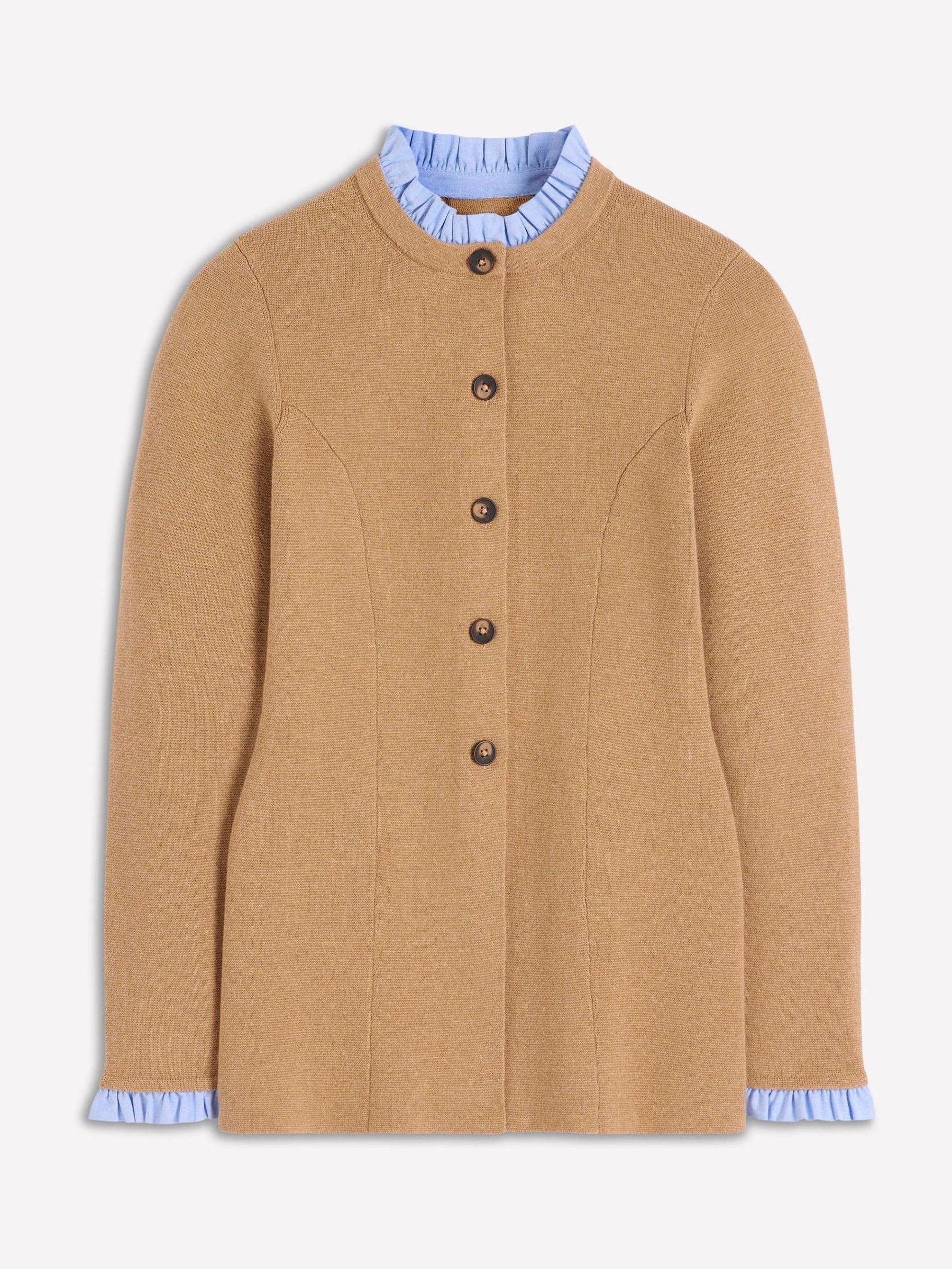 Buy Boden Brown Joanna Fitted Knitted Jacket from Next USA