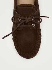 Alohas Rowan Suede Leather Loafers - Image 4 of 5