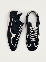 Alohas Black Tb.91 Suede Leather Trainers - Image 6 of 7
