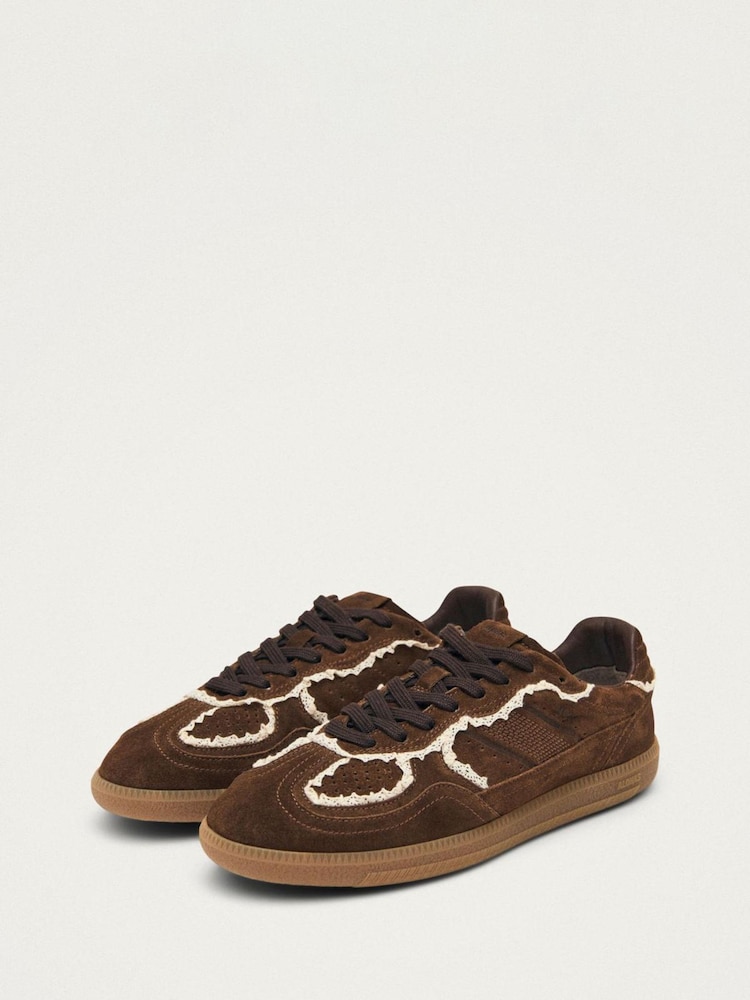 Alohas Brown Tb.490 Crochet Leather Trainers - Image 2 of 7