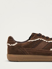 Alohas Brown Tb.490 Crochet Leather Trainers - Image 7 of 7